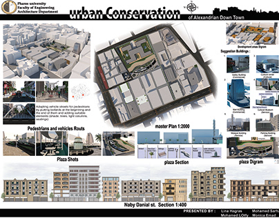 urban Conservation of Alexandria downtown