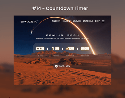 Daily Ui 14 - Countdown Timer
