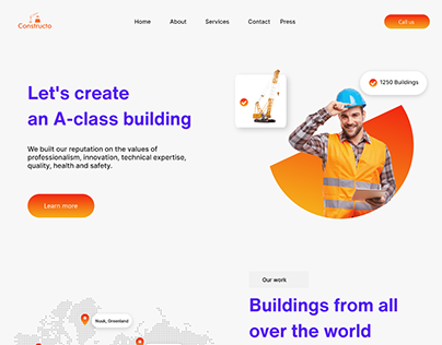 Landing Page | Constructo | Construction Company