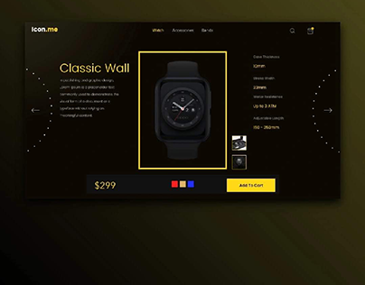Landing Page . Watches