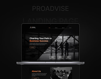 Landing Page ︳Business Consultancy Company