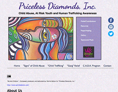 Web design - pricelessdiamonds.org