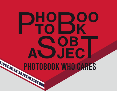 PHOTOBOOK AS OBJECT @ PHOTO BANGKOK 2018 Banner Design