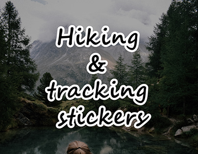 Set of stickers on the theme of travel