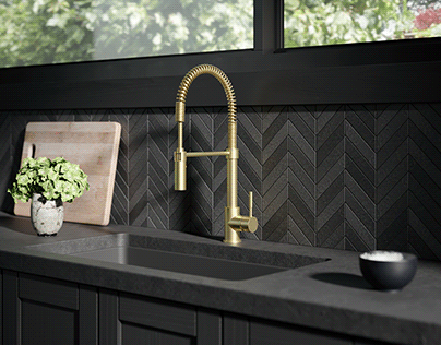 Champagne Bronze Faucets for ZLINE