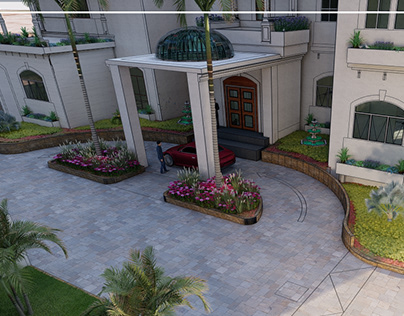 3D Animation Landscape Architecture Proposal Abu Dhabi