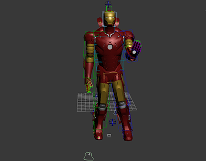 iron man 3d animation