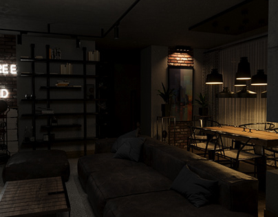 loft concept livingroom visualization v2