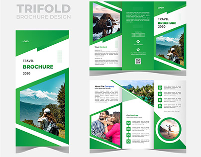 Travel Trifold Brochure Design.