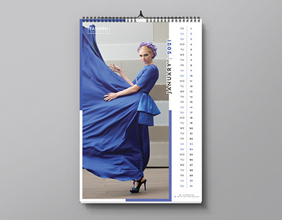 Wall Calendar 2021 for Fashion Gallery