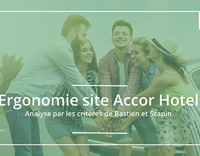 Study case Ergonomie site Accor hotel (projet étudiant)