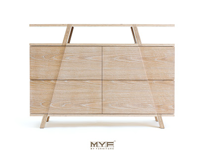 TORII - plywood sideboard