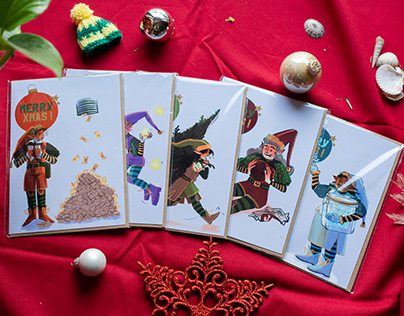 Christmas with Elves (XMAS Cards)