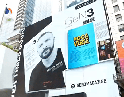 GeN3 Magazine Launch Times Square