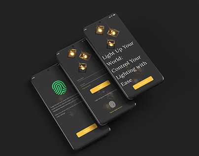 Biometric login mobile UI