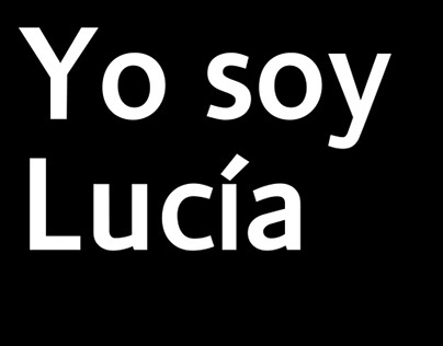 Lucía, tipografía humanística