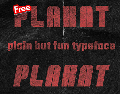 FREE Plakat Typeface