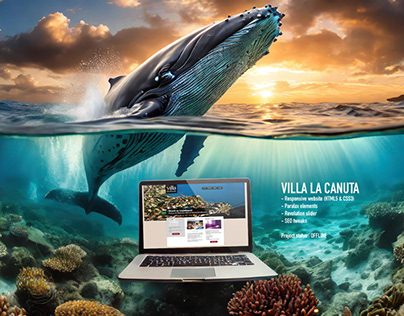 Spanisch Villa website + logo design + Photography