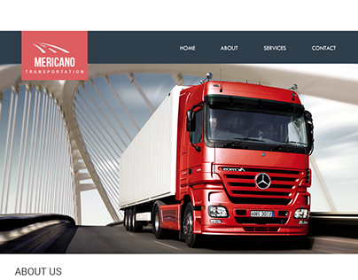Website Design -Transportation company