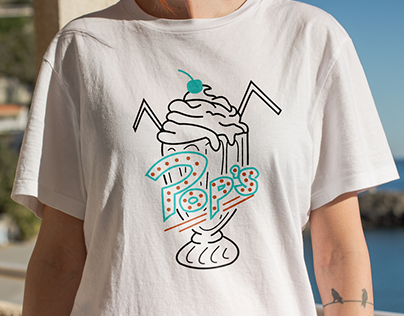 Pop`s - t-shirt print