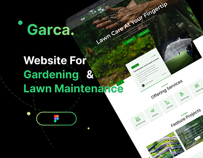 Gardening & Lawn Maintenance Website Design | GARCA