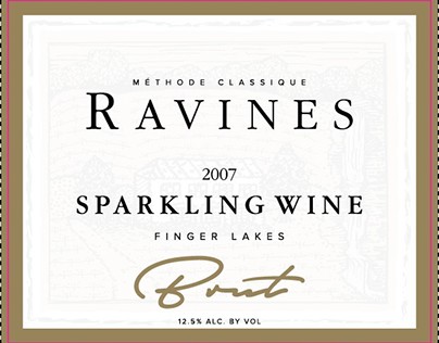 Ravines Winery Brut Redesign