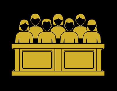 Jury Box Illustration