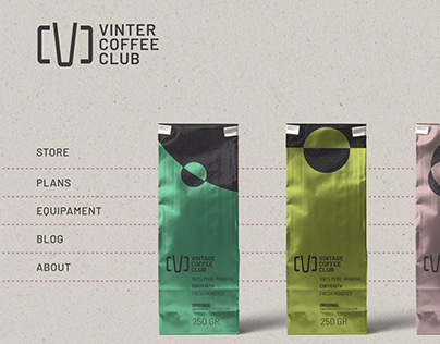 vinter coffee club _ website