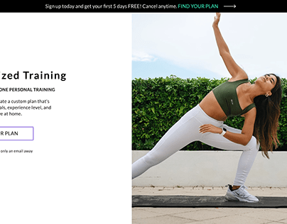 Origen Fitness Website Design