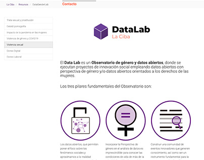 Observatorio de género y datos abiertos Data Lab