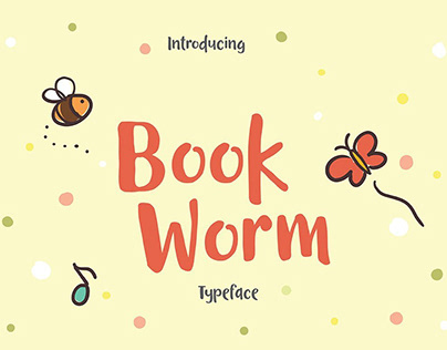 Book Worm Typeface