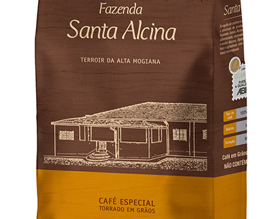 Embalagem - Café Fazenda Santa Alcina