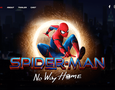 Spider Man No Way Home - Interface Web