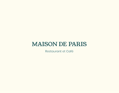 Project thumbnail - MAISON DE PARIS .. Art direction