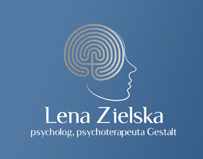 Lena Zielska Psychologist Logo and buisness card design