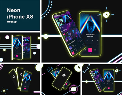 Neon iPhone XS