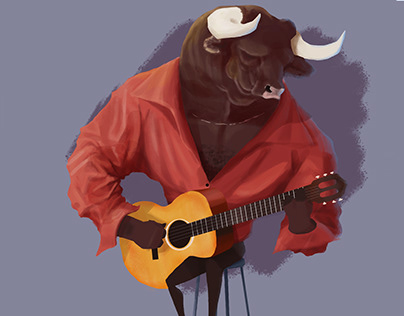 Guitarist Spanish Bull
