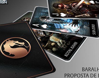 Mortal Kombat X Playing Cards Proposal