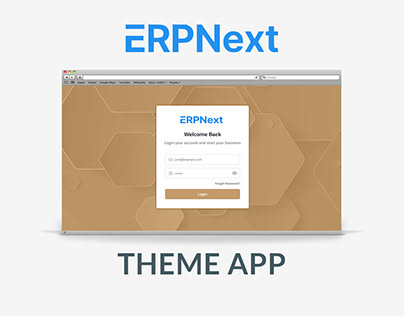 ERPNext New Theme Application For Version 14