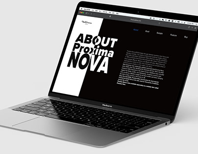 Proxima Nova Type Promotion Project