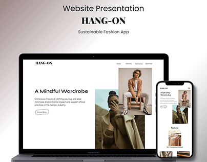 Website Presentation-Sustainable Clothing App