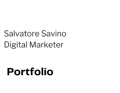 Portfolio Salvatore Savino