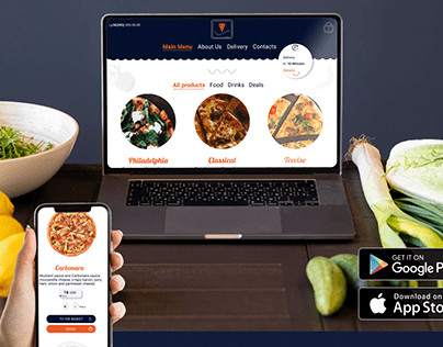 Pizza Restaurant App and Site