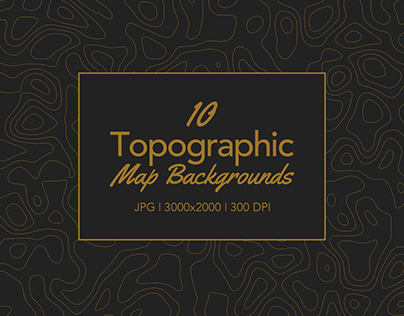 10 Topographic Map Backgrounds