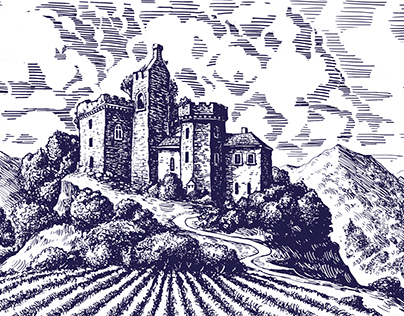 Illustration "Chateau Aznauri"