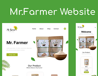 Mr.Farmer responsive website