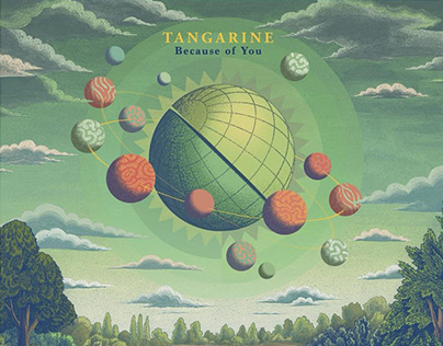 Tangarine album cover by Douwe Dijkstra
