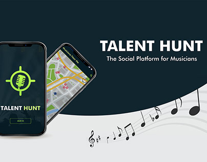UI design process: TalentHunt