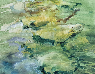 Karolína Šrámková - The Water Series /painting
