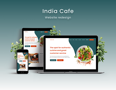 India Cafe Website Redesign